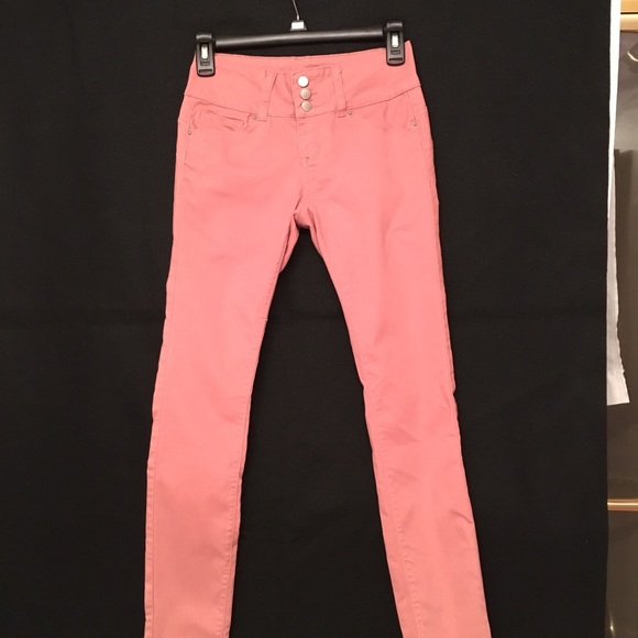 Wax Jean Denim - Wax Jeans High waist, Mauve Color, size 0